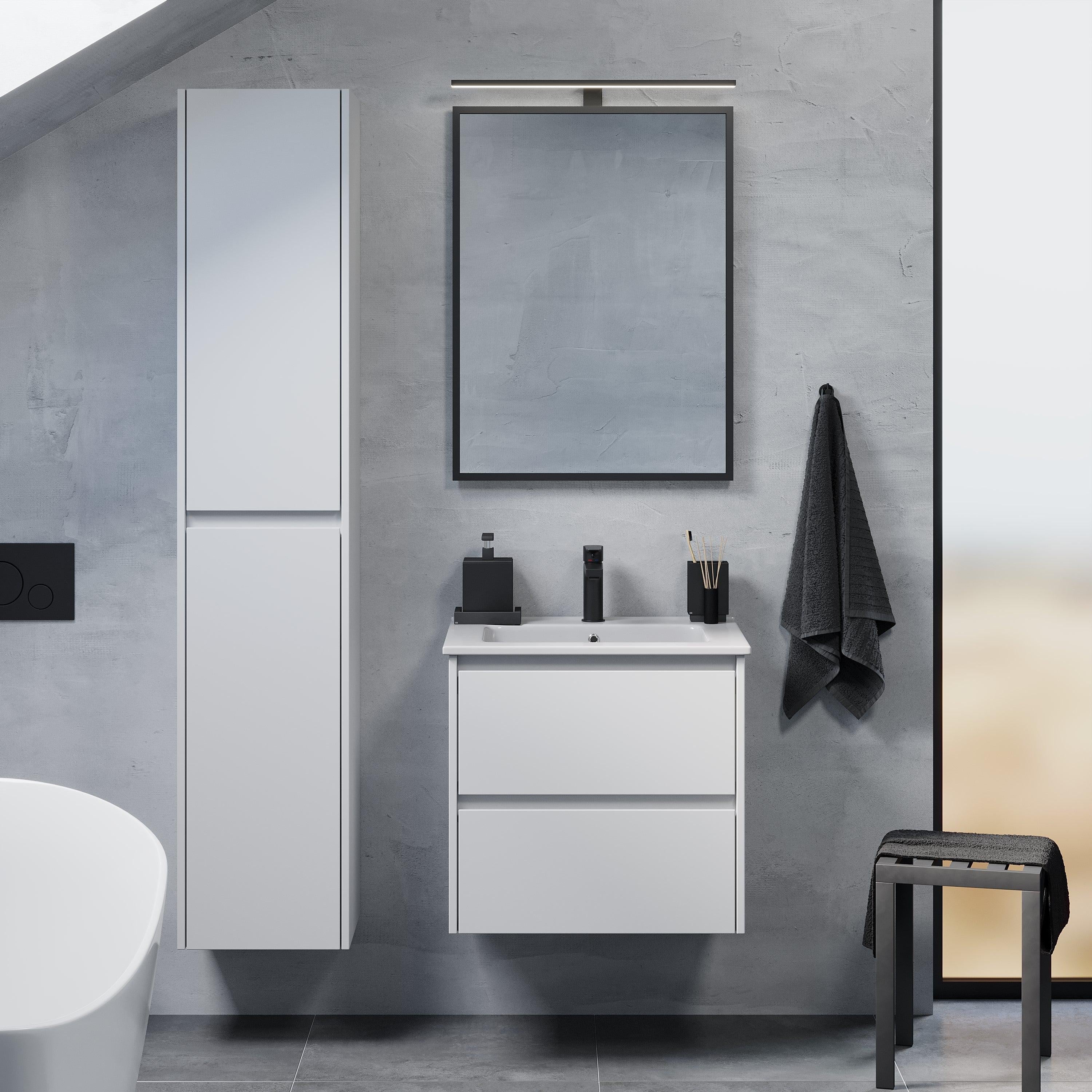 Myrkdalen Bathroom Furniture, matt white