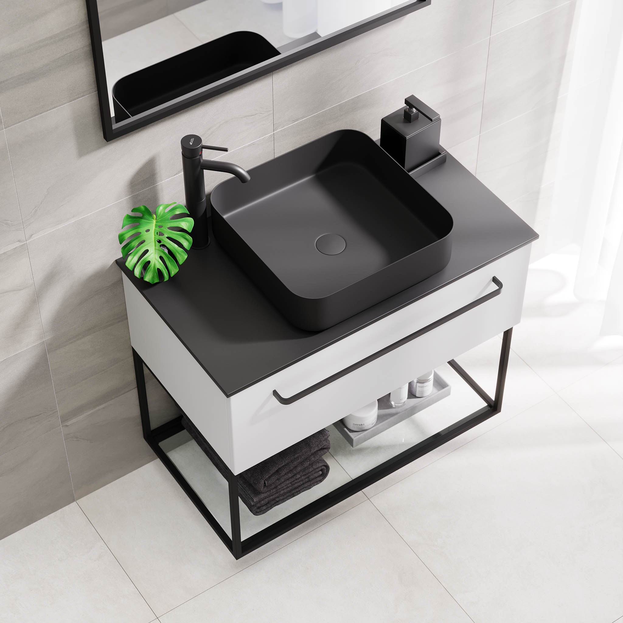 Vikeså Bathroom Furniture, Matte White