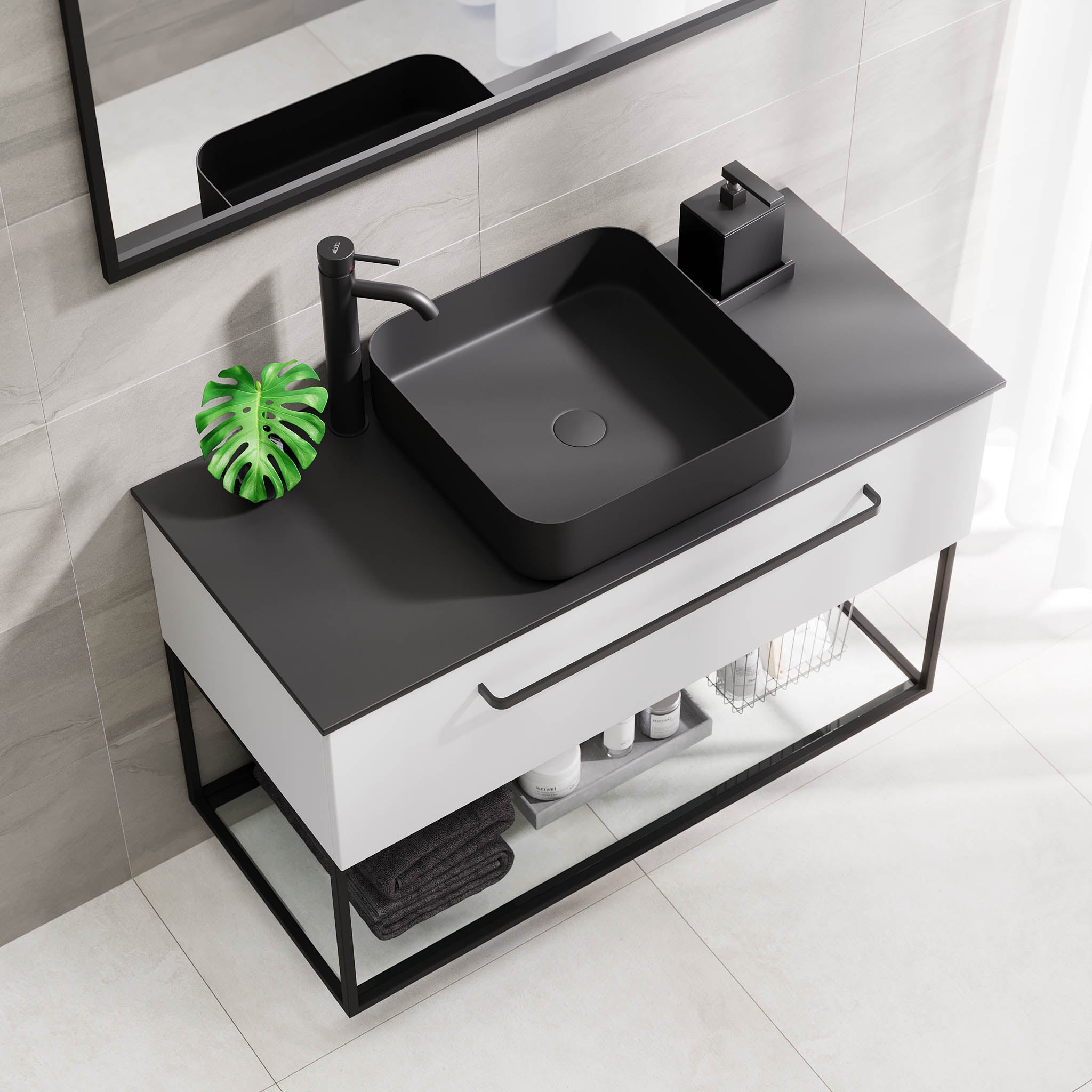 Vikeså Bathroom Furniture, Matte White