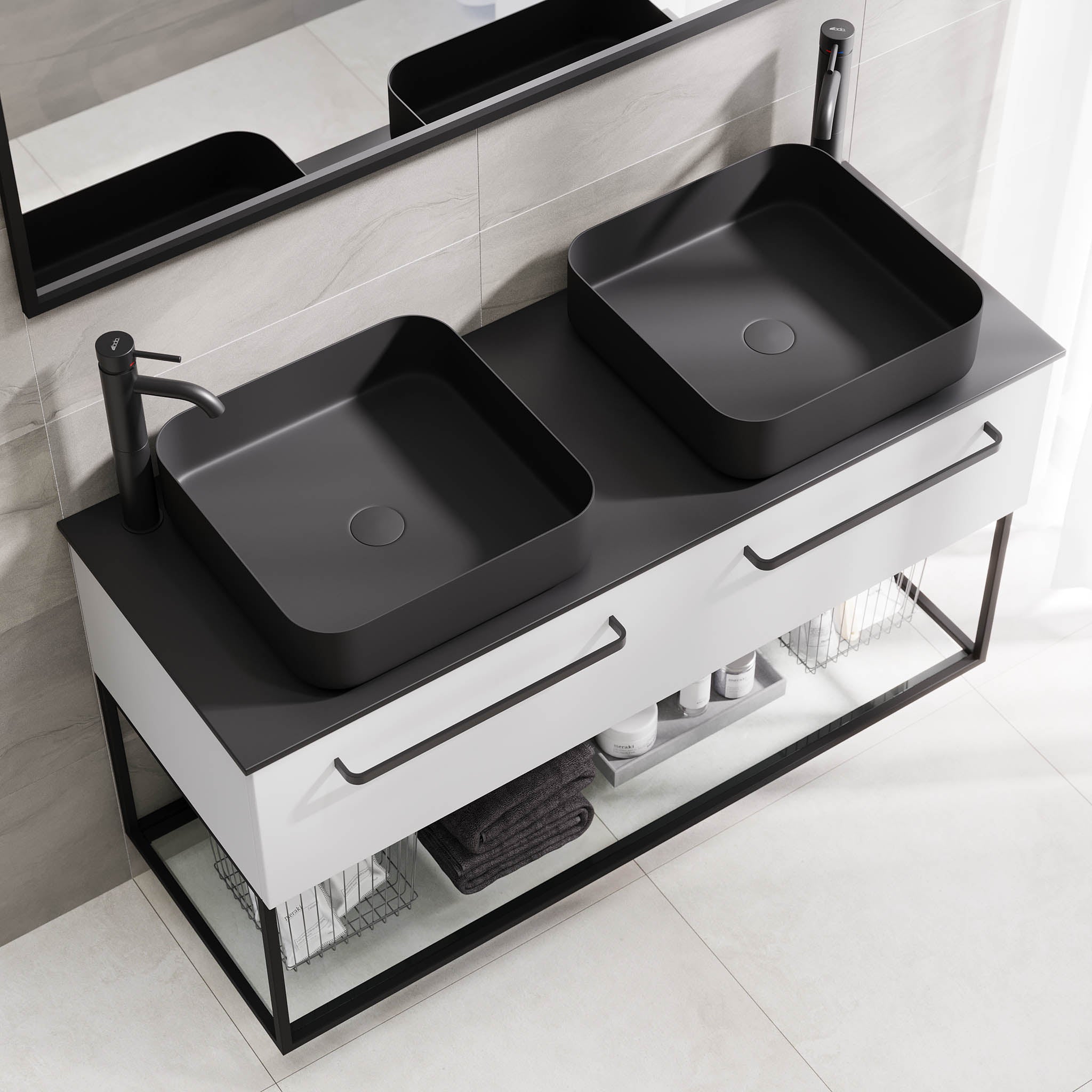 Vikeså Bathroom Furniture, Matte White