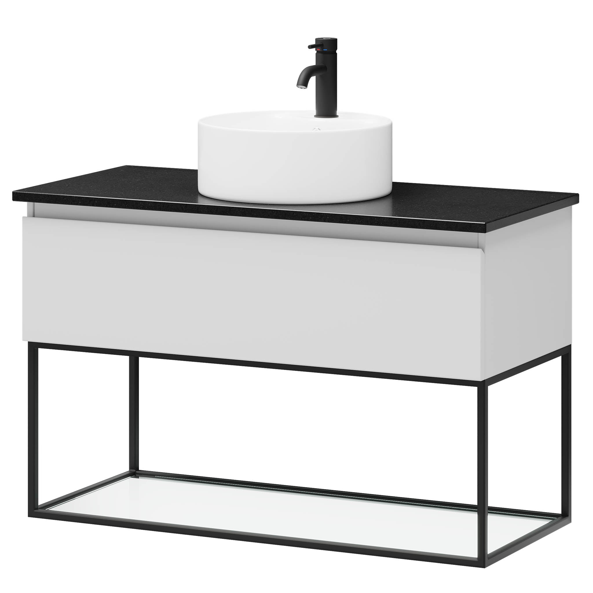 Stangvik Bathroom Furniture, Matte White