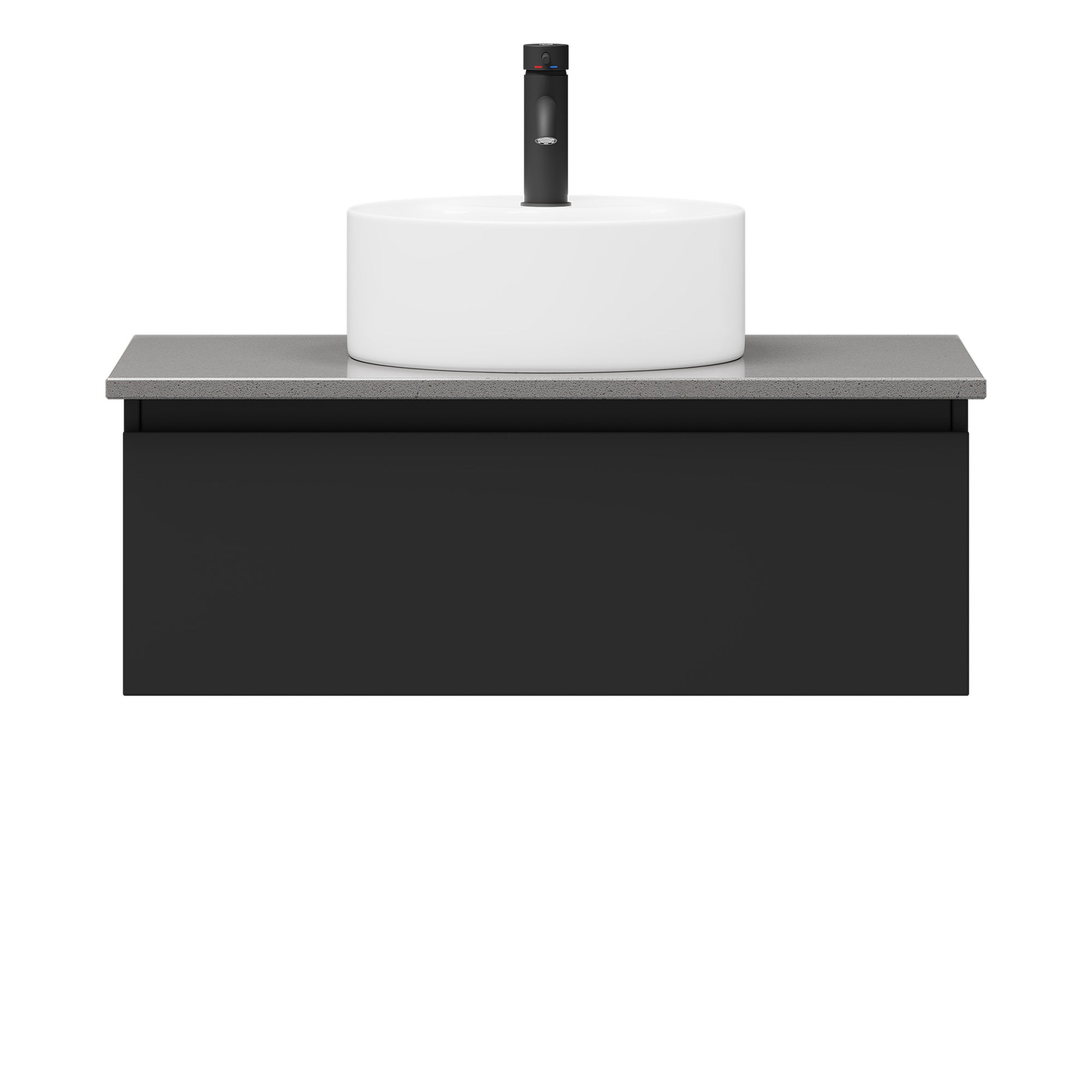 Stavanger Bathroom Furniture, matt black