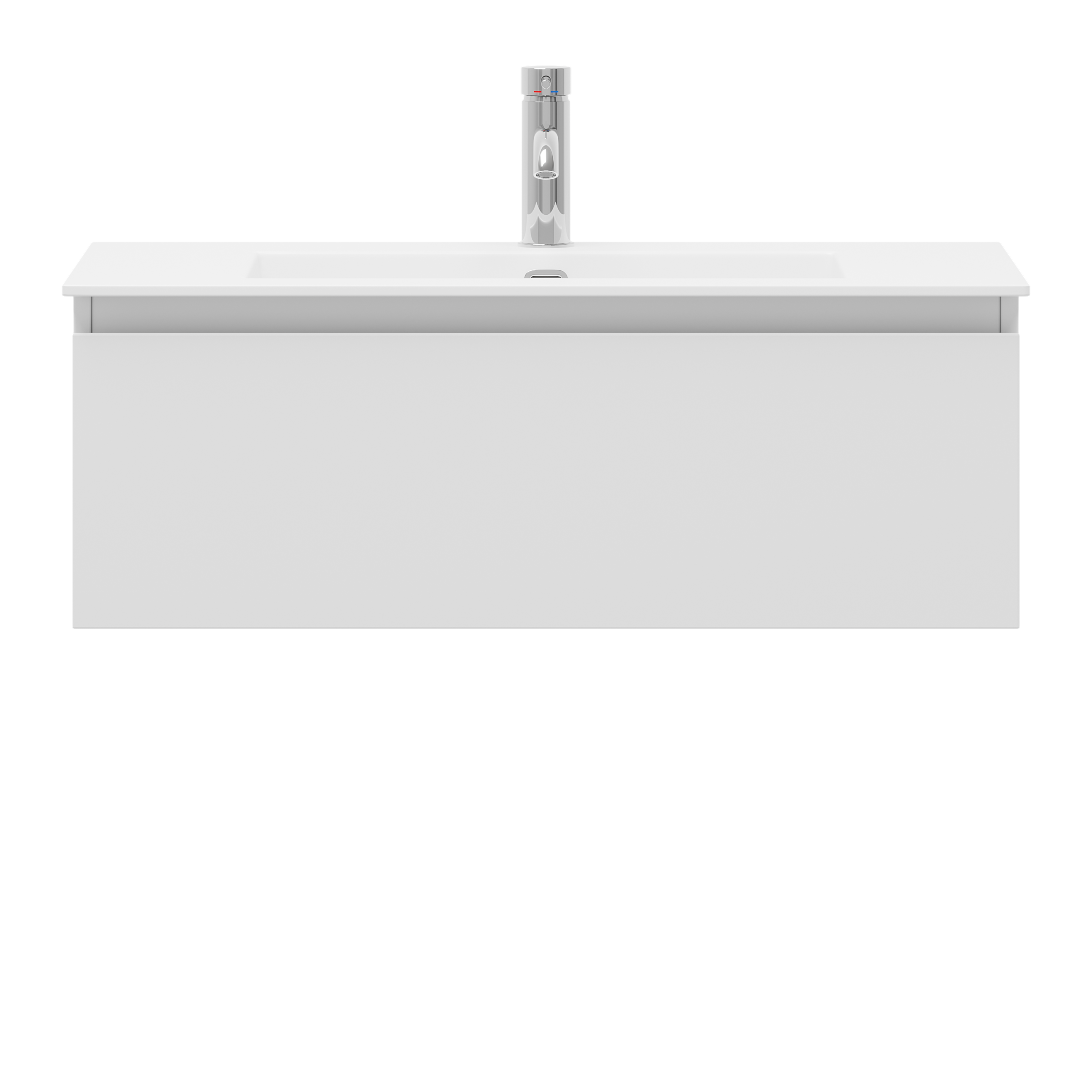 Sarnes Bathroom Furniture, matt white