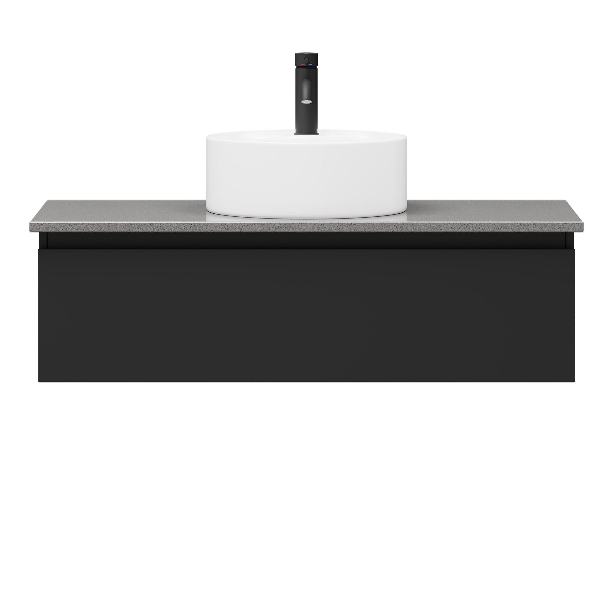 Stavanger Bathroom Furniture, matt black