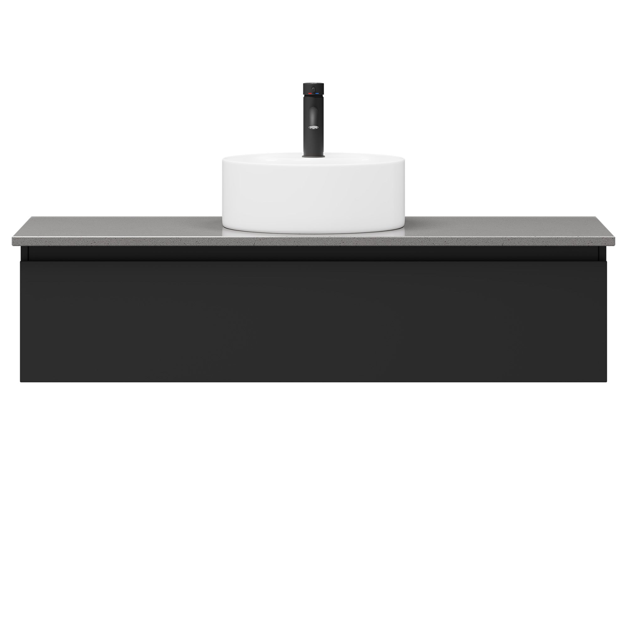 Stavanger Bathroom Furniture, matt black