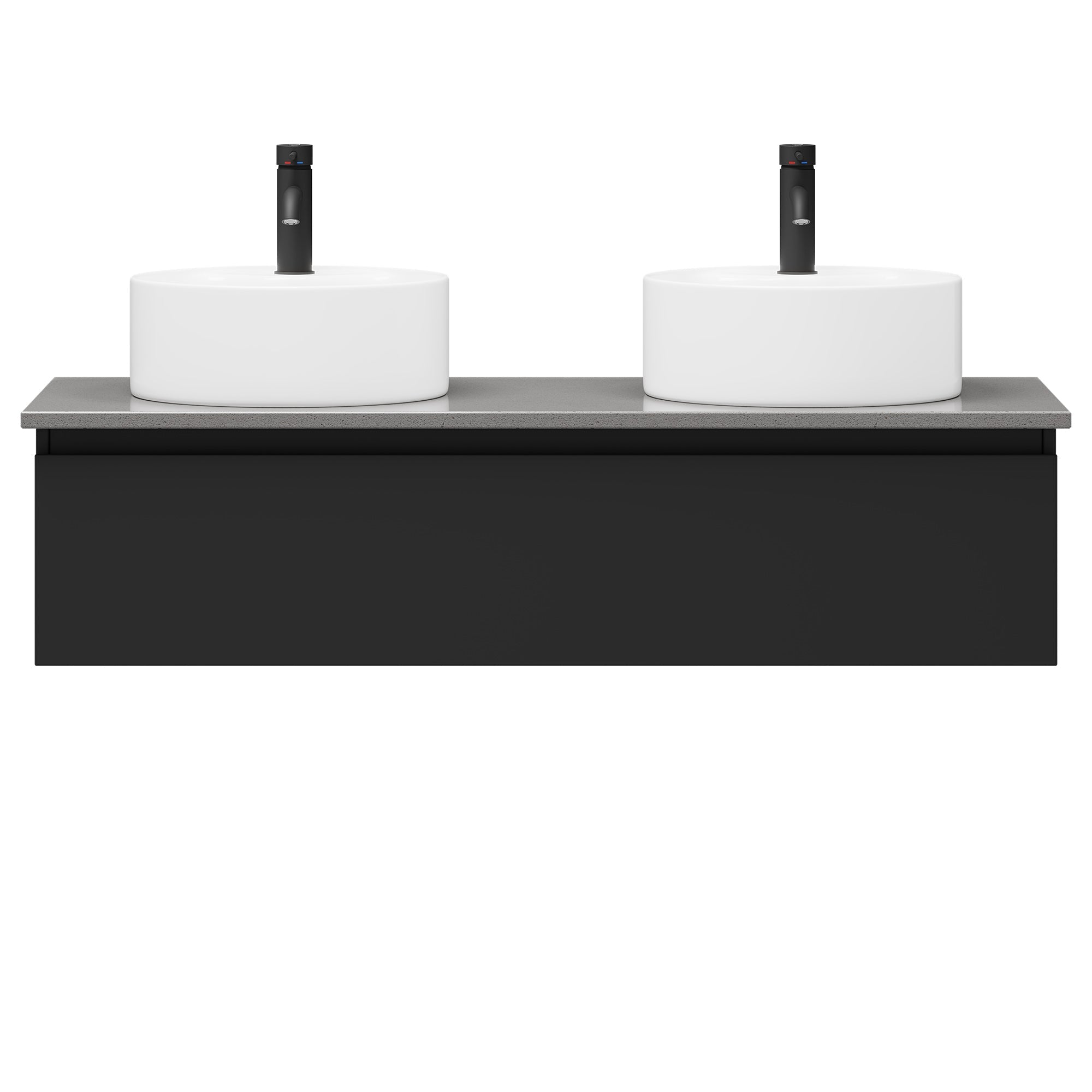 Stavanger Bathroom Furniture, matt black
