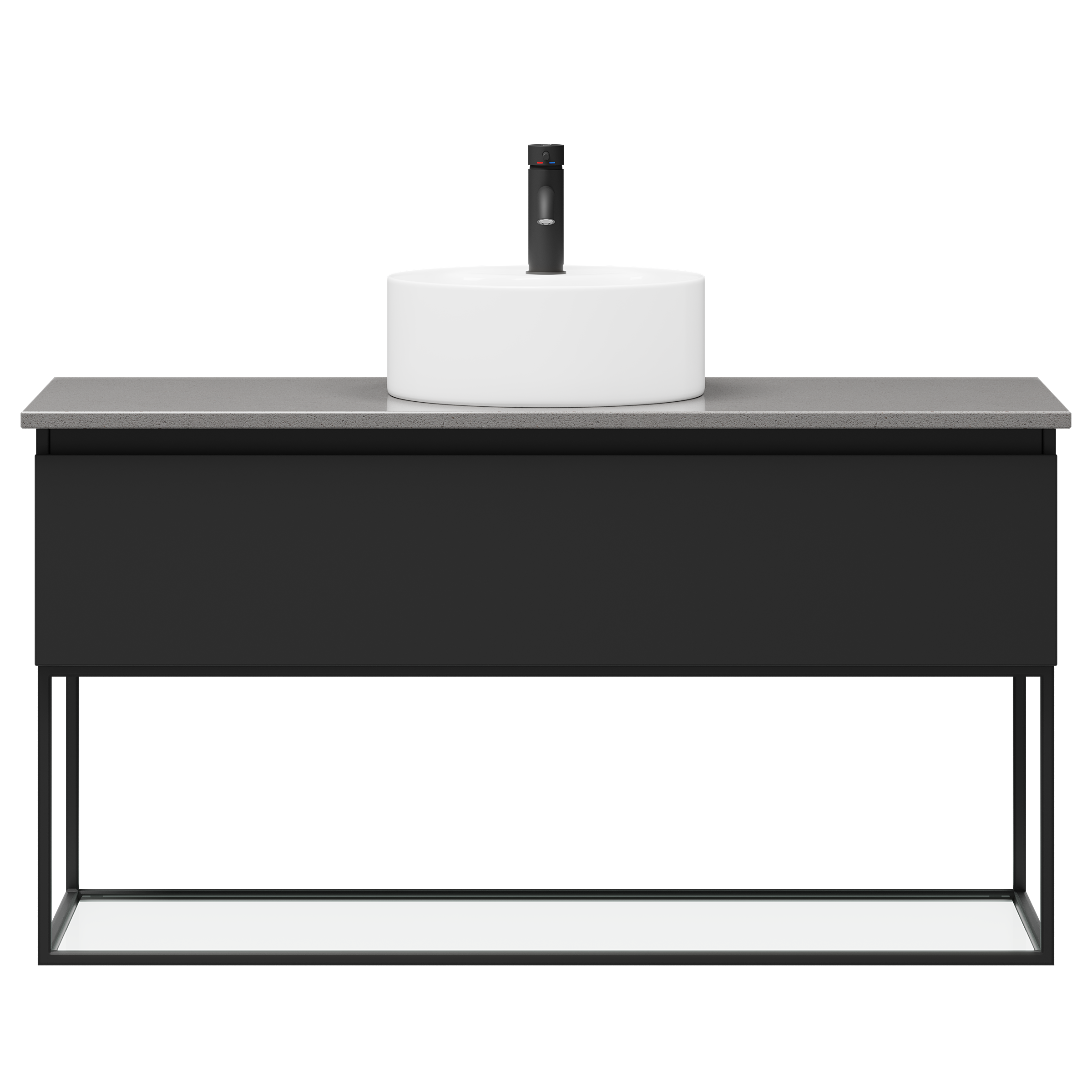 Stangvik Bathroom Furniture, Matte Black