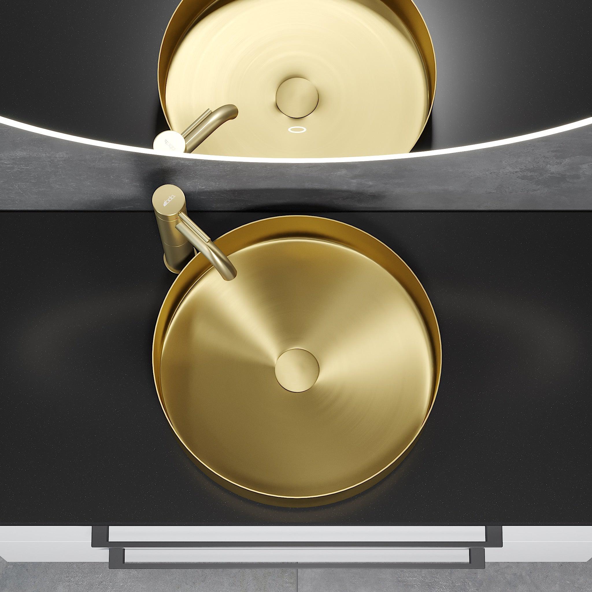 Steikjer kvarts sten bordplade, sort