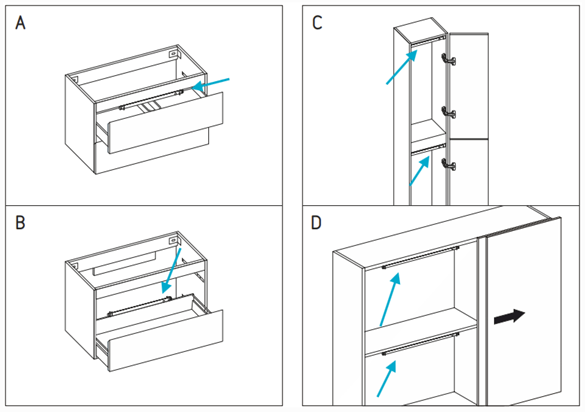 Lynæs LED Light for Basin Cabinets
