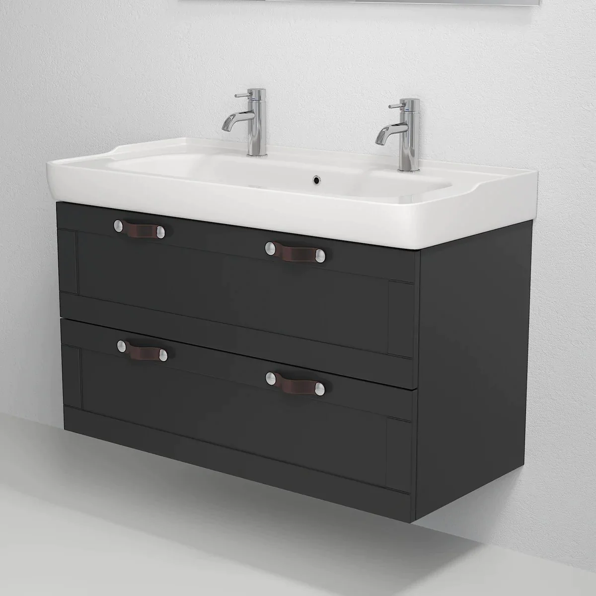 Namsos Bathroom Furniture, matt black