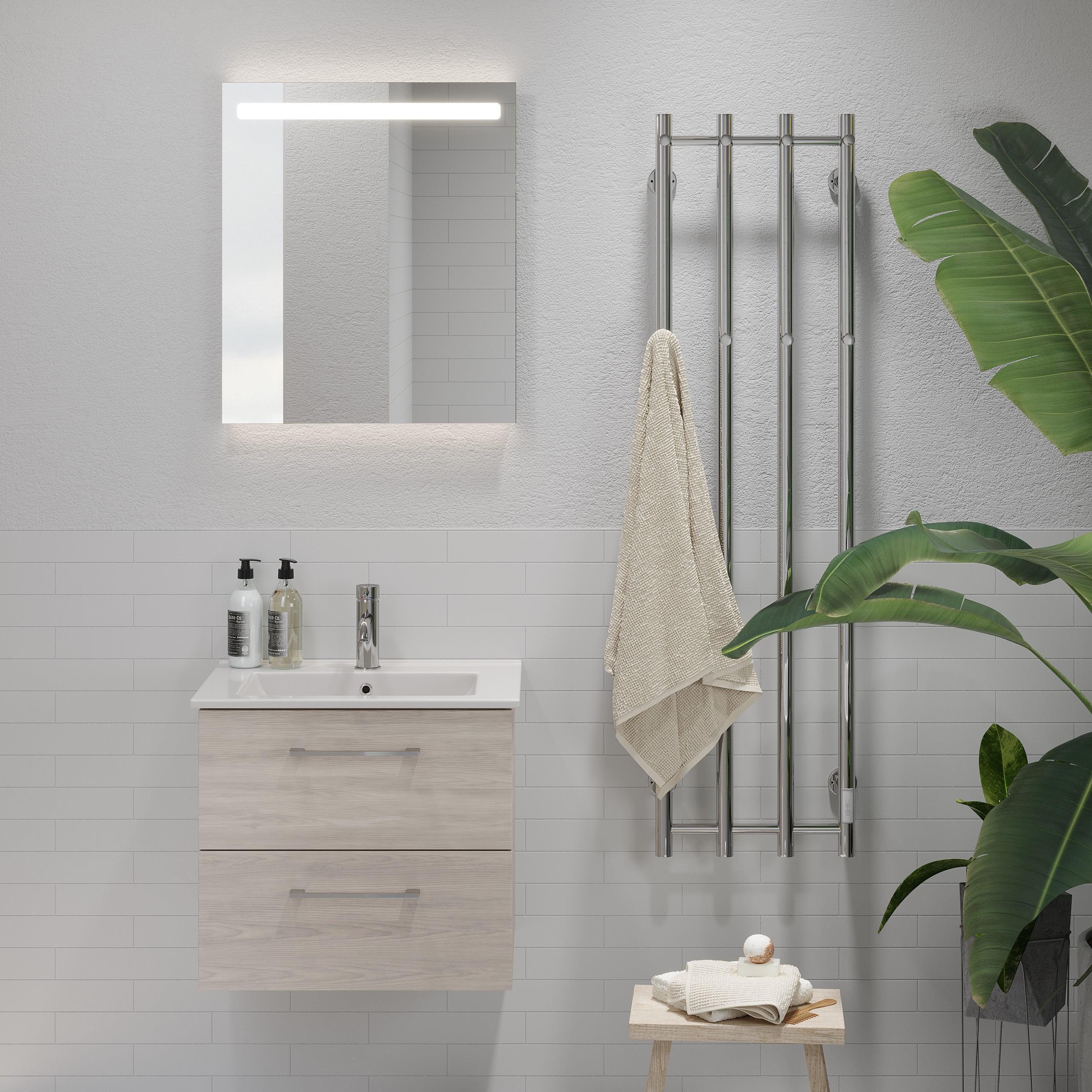 Nordfeld Bathroom Furniture, Light Wood