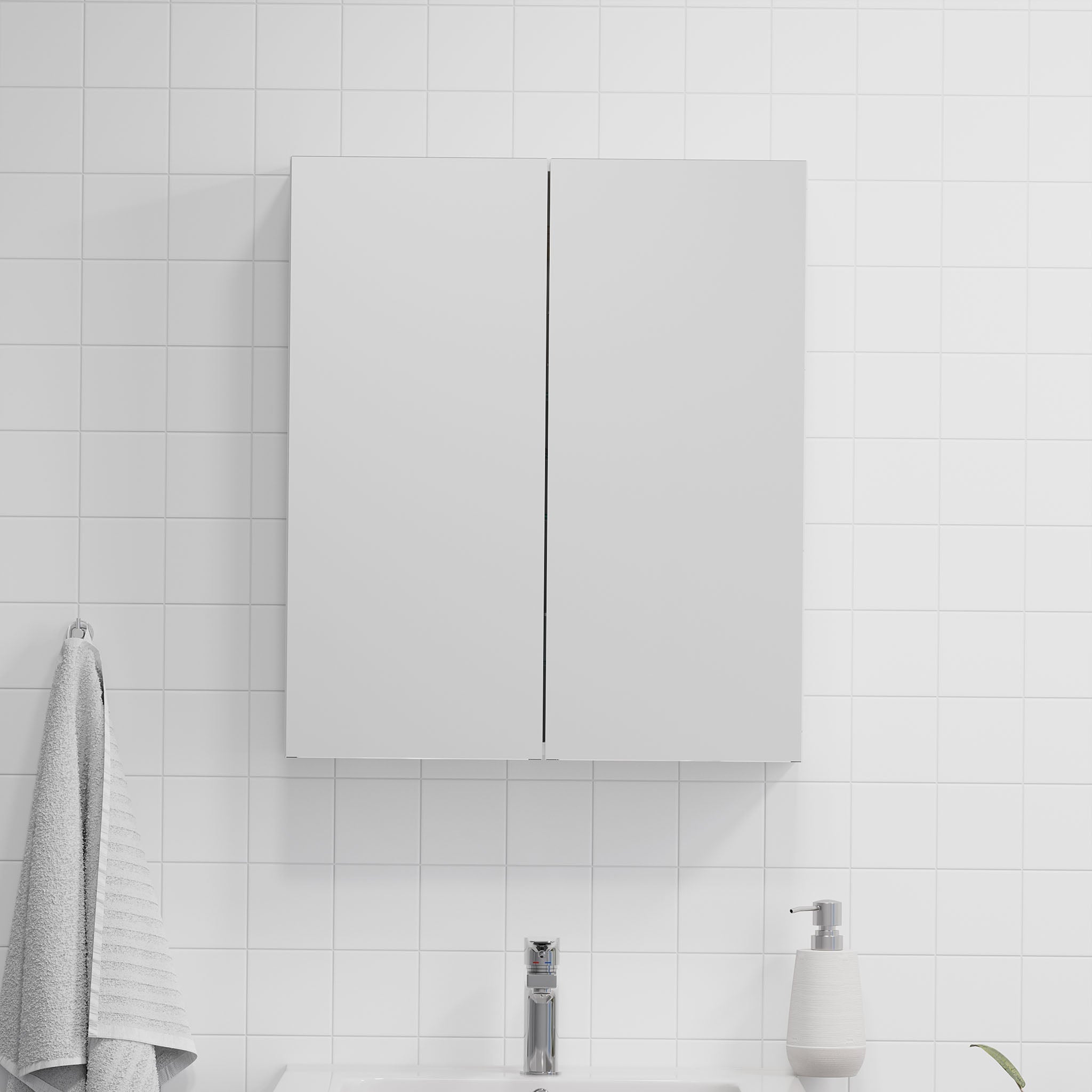 Mirror Cabinet Idse, matt white