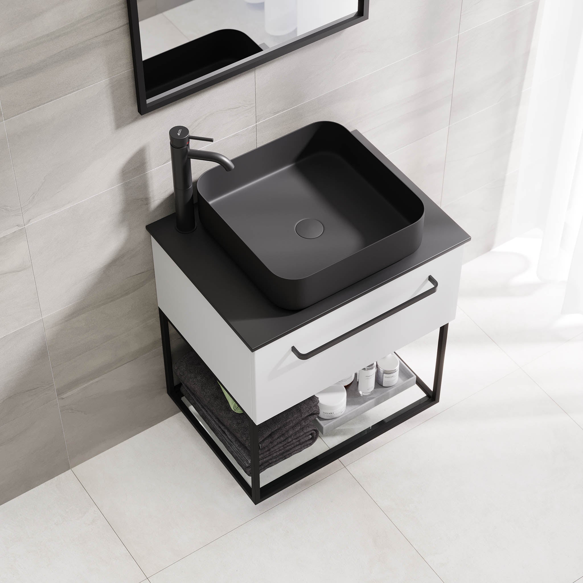 Vikeså Bathroom Furniture, Matte White