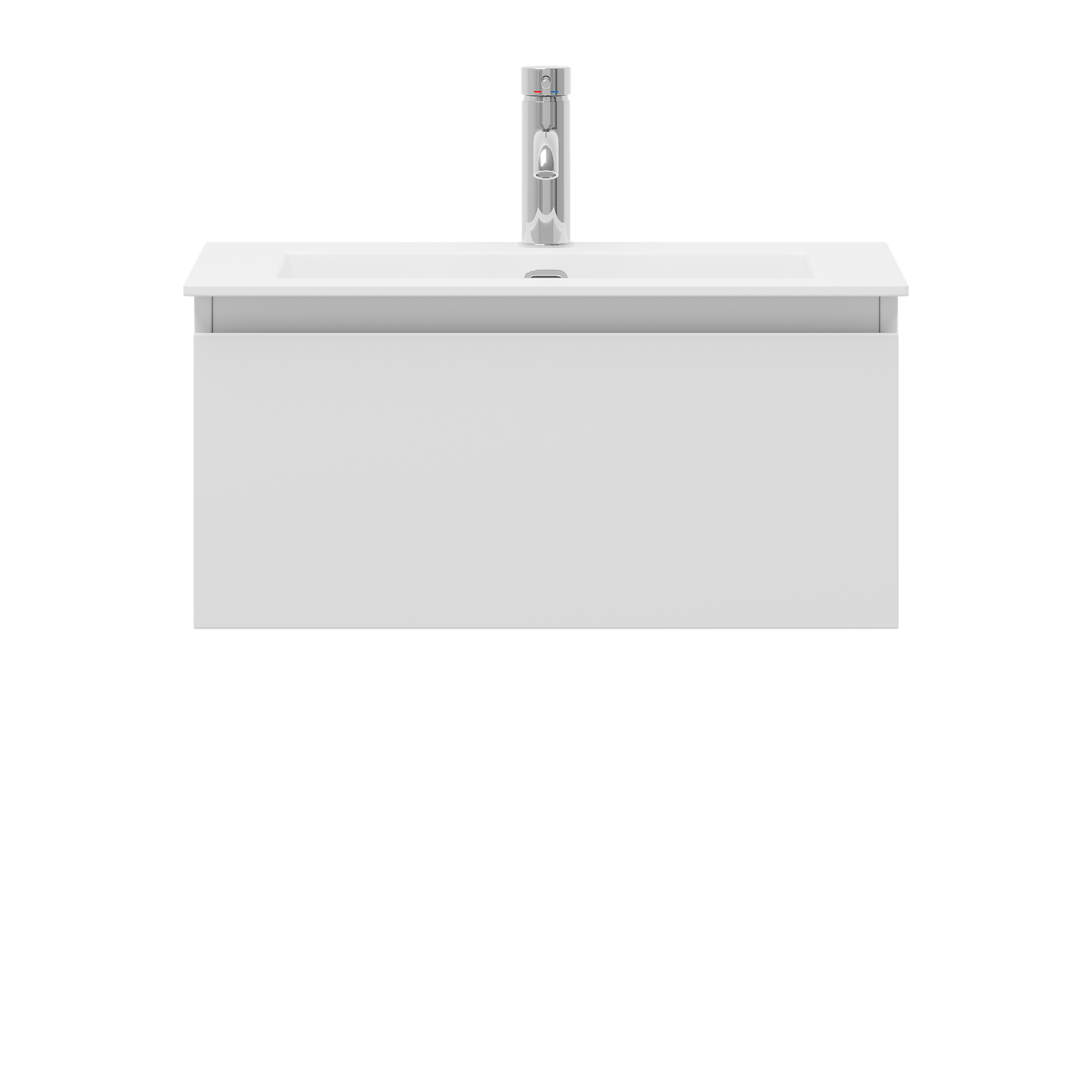 Sarnes Bathroom Furniture, matt white