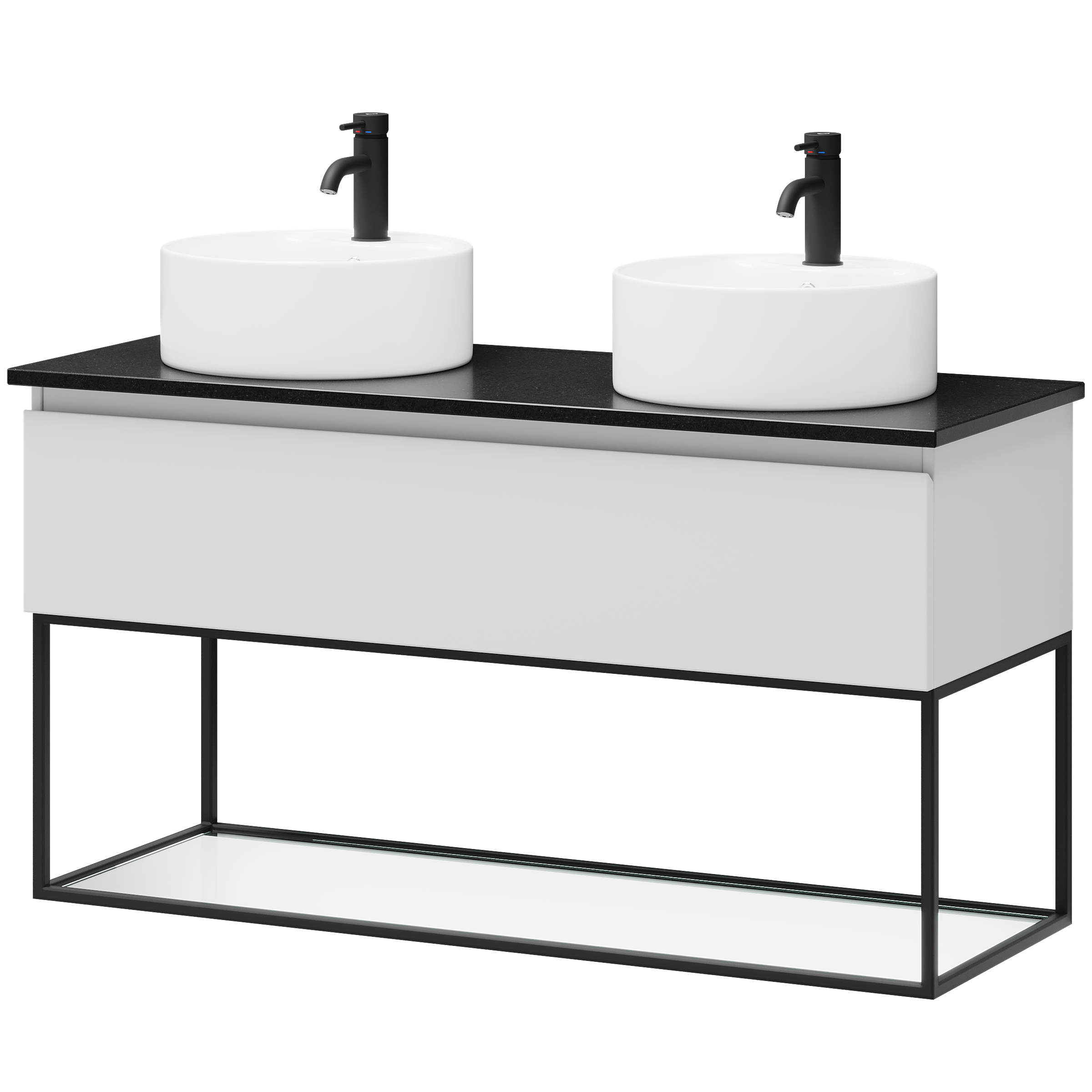 Stangvik Bathroom furniture, Matte White