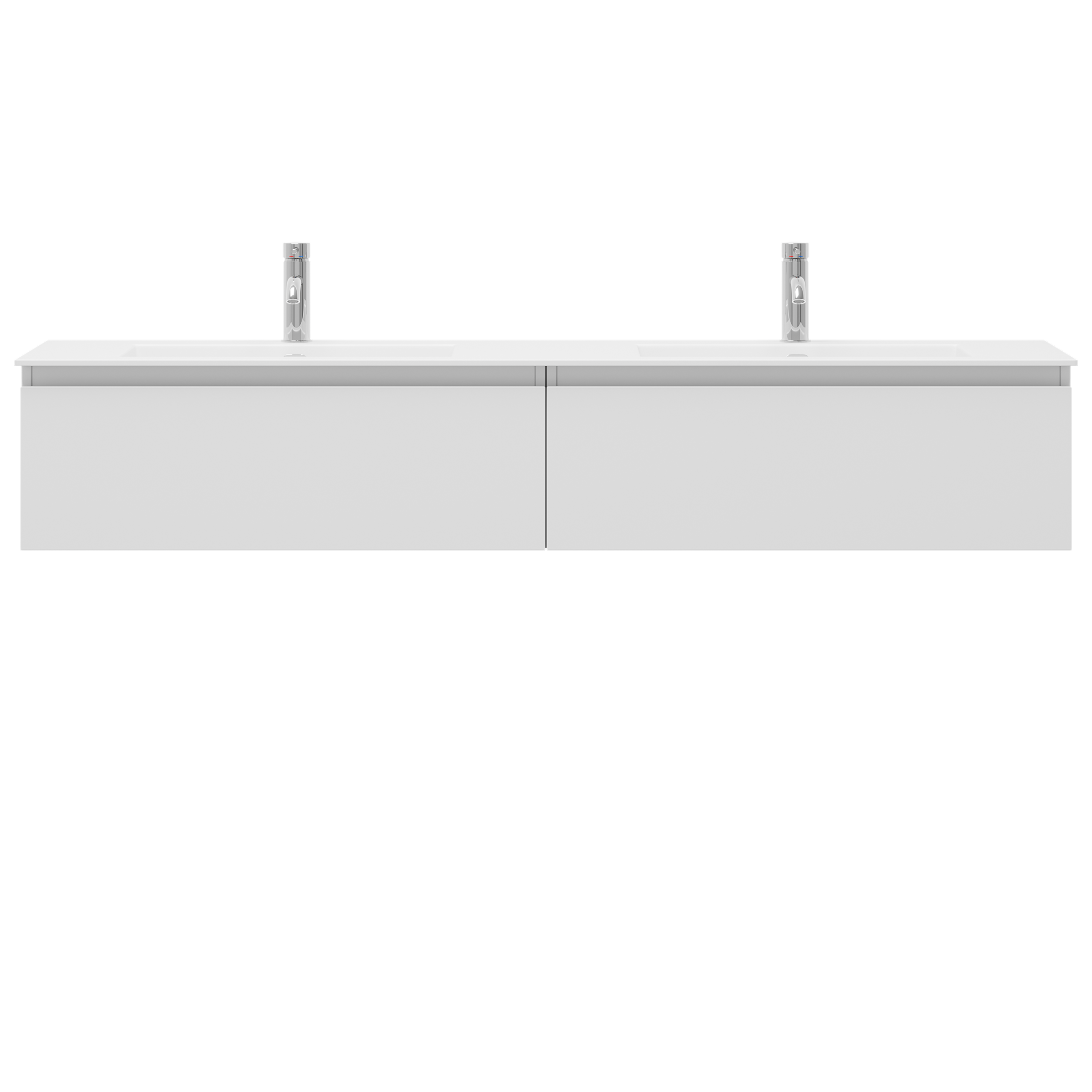 Sarnes Bathroom Furniture, matt white
