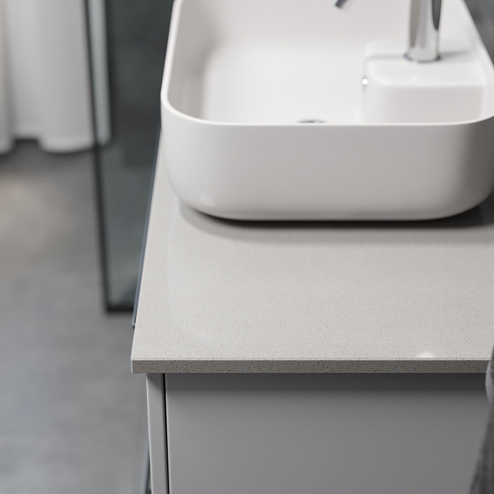 Steikjer Quartz Stone Countertop, white
