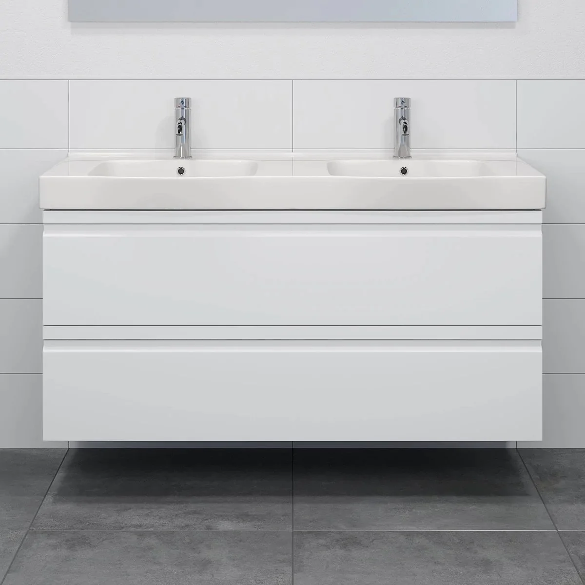 Kroken Bathroom Furniture, matt white